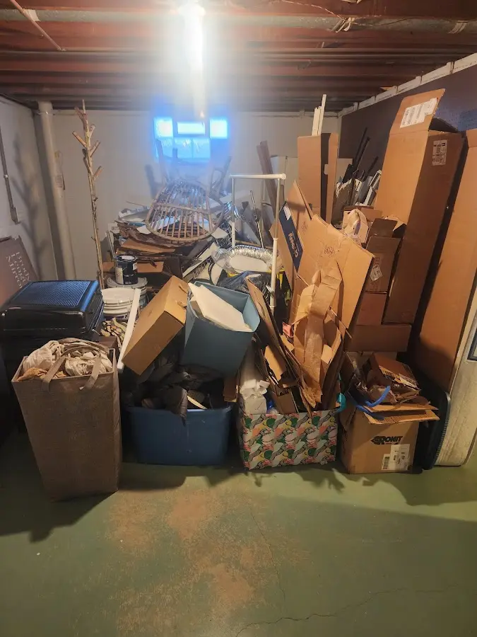 Roll-off dumpster container at job site for Yard Waste Dumpster Rental in Truckee